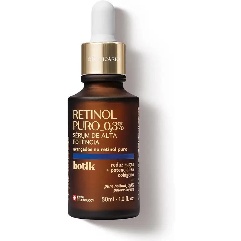 O Boticário Botik Sérum Facial Alta Potencia Retinol Puro para la Cara 0,3% Reductor Arrugas Vegan 30ml